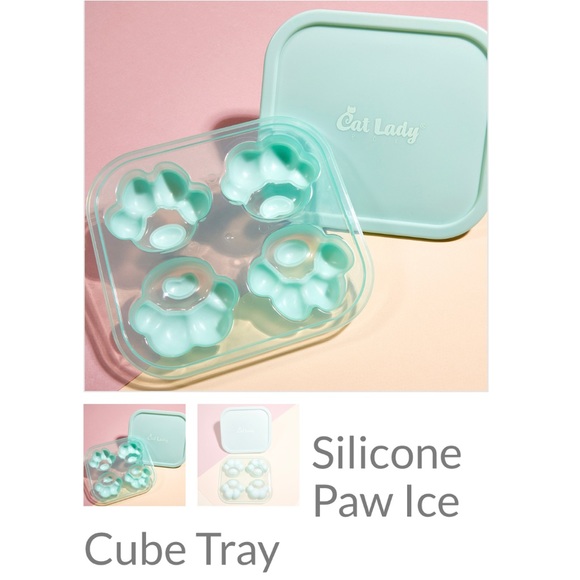 Silicone Paw Ice Cube Tray by CatLadyBox NWT - Picture 1 of 3